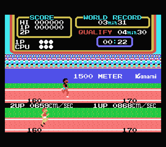 Hyper Olympic 2 screenshot 2 for MSX